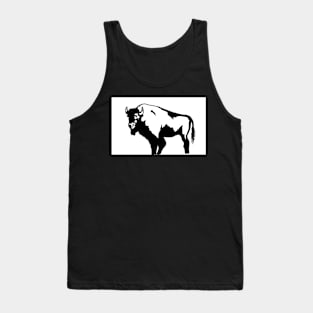 Black and White Buffalo Tank Top